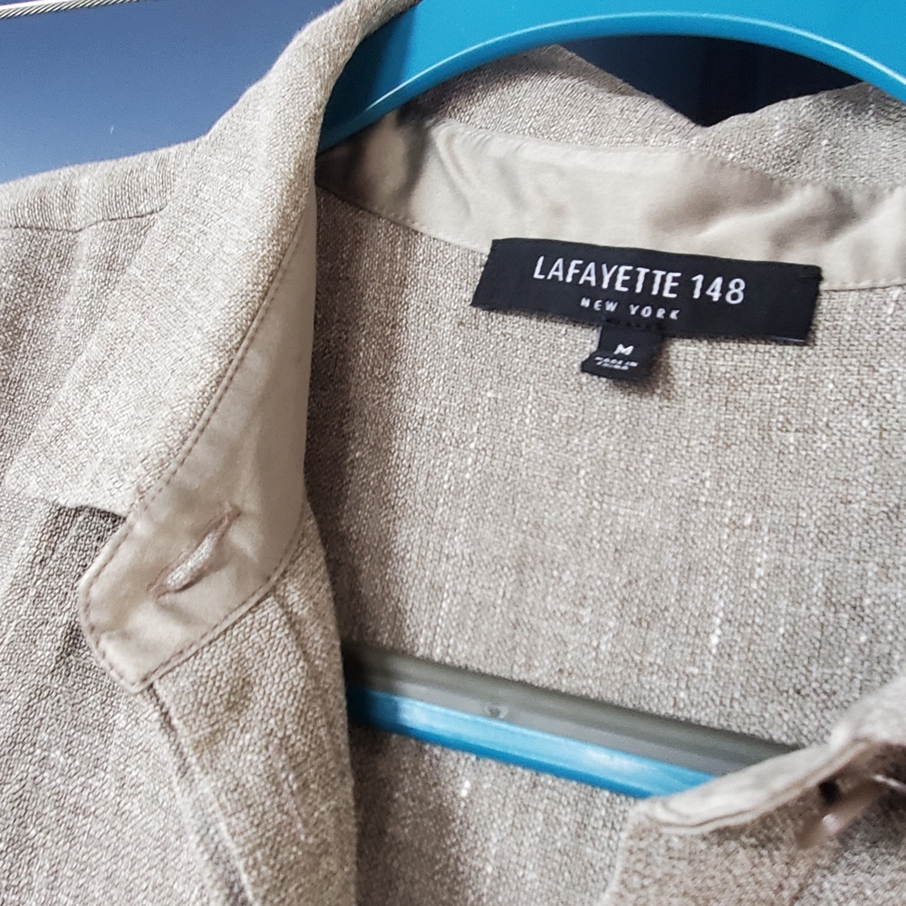 Lafayette 148 New York Beige Midi Dress - Picture 7 of 10